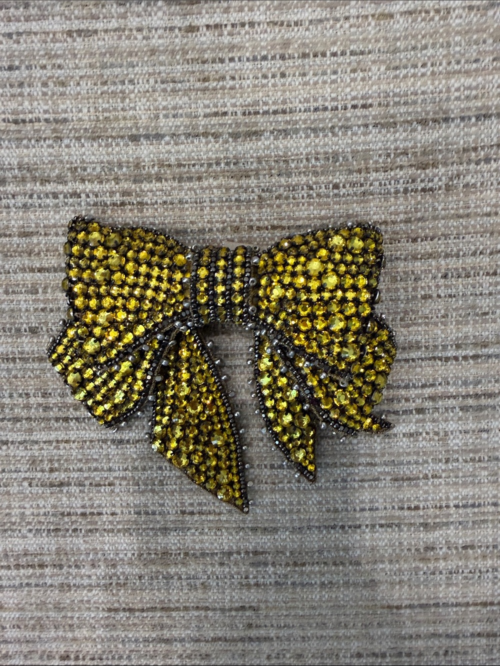 Gucci Yellow Crystal Bracelet or Hair Tie